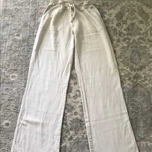 Cotton Linen pants, size small